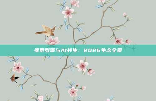 搜索引擎与AI共生：2026生态全景