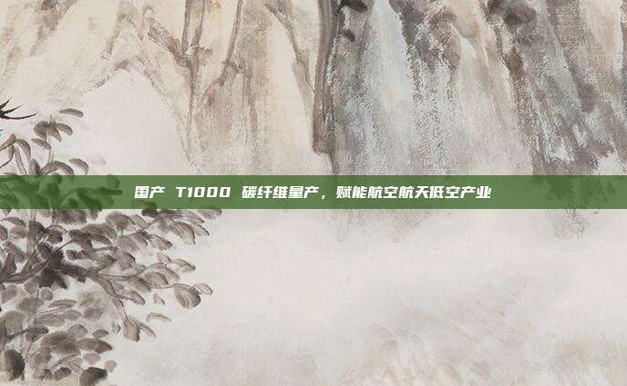 国产 T1000 碳纤维量产，赋能航空航天低空产业