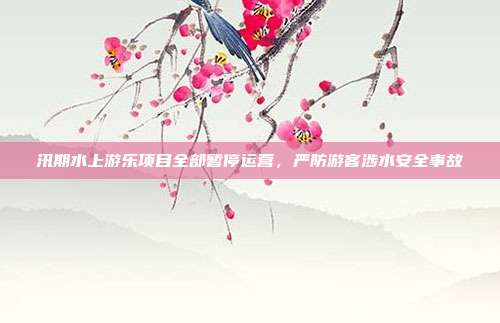 汛期水上游乐项目全部暂停运营,严防游客涉水安全事故