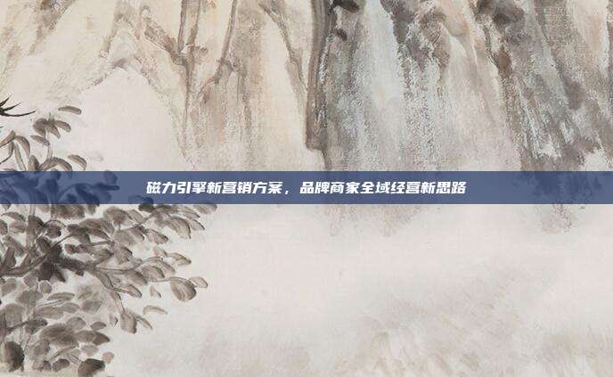 磁力引擎新营销方案，品牌商家全域经营新思路