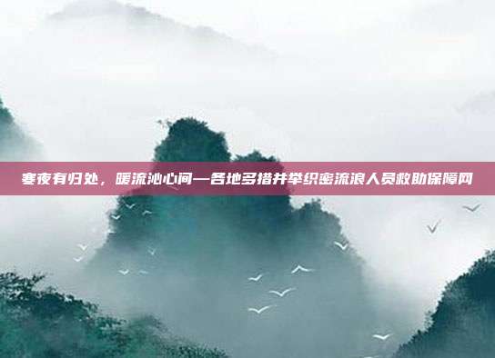 寒夜有归处，暖流沁心间—各地多措并举织密流浪人员救助保障网