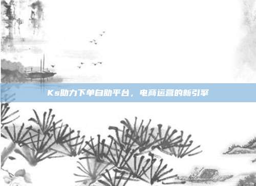 Ks助力下单自助平台，电商运营的新引擎